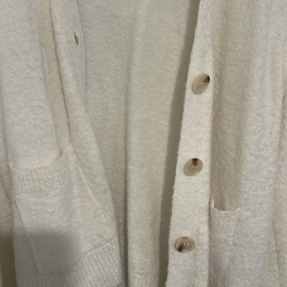 Tuckernuck puff sleeve cardigan S - Picture 3 of 4